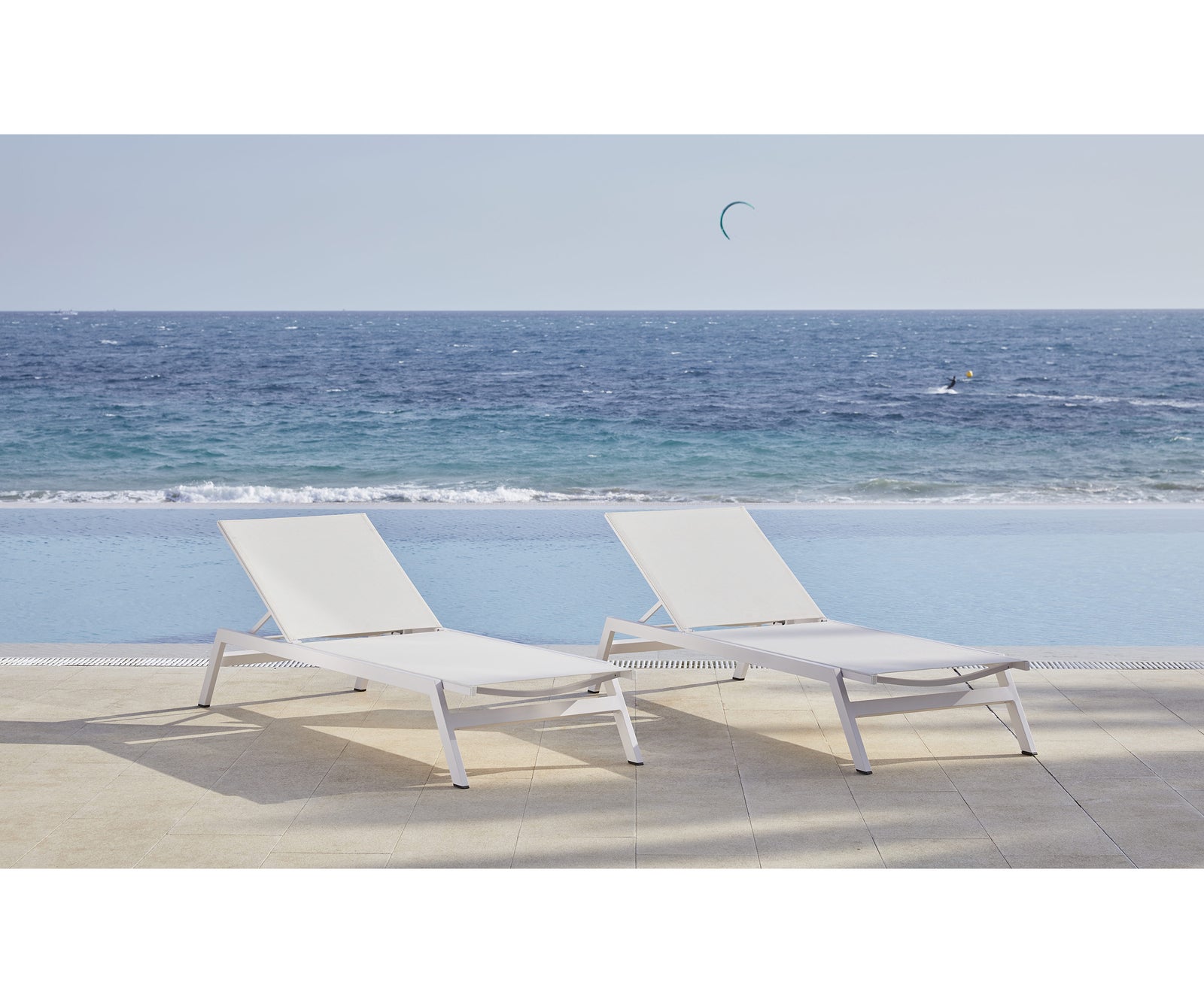 Modern Banoi Outdoor Chaise Lounge by Point | Casa Design Group