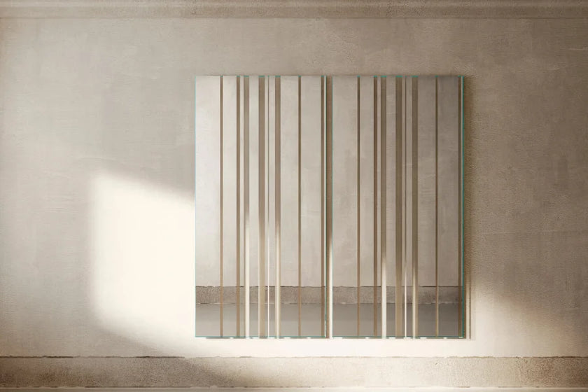 Barcode Mirror by Giuseppe Maurizio Scutellà for Tonelli Design | Casa Design Group