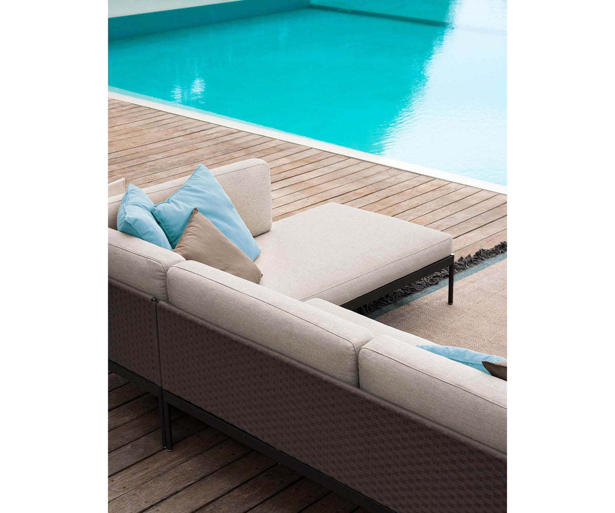 Luxury Basket Sectional Sofa by Roda | Contemporary Outdoor Furniture | Casa Design Group