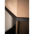 Hive Luxury Leather Bookcase with Smoked Mirrored Glass Shelves by Baxter