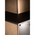 Hive Luxury Leather Bookcase with Smoked Mirrored Glass Shelves by Baxter