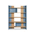 Joni Modern Solid Oak Bookcase with Leather Details by Baxter
