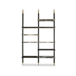 Lloyd Modular Bookcase by Baxter with Brushed Oak Structure and Leather Storage Units | Casa Design Group