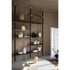 Lloyd Modular Bookcase by Baxter with Brushed Oak Structure and Leather Storage Units | Casa Design Group