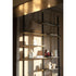 Lloyd Modular Bookcase by Baxter with Brushed Oak Structure and Leather Storage Units | Casa Design Group