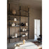 Lloyd Modular Bookcase by Baxter with Brushed Oak Structure and Leather Storage Units | Casa Design Group
