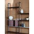 Lloyd Modular Bookcase by Baxter with Brushed Oak Structure and Leather Storage Units | Casa Design Group
