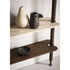 Lloyd Modular Bookcase by Baxter with Brushed Oak Structure and Leather Storage Units | Casa Design Group