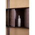 Lloyd Modular Bookcase by Baxter with Brushed Oak Structure and Leather Storage Units | Casa Design Group