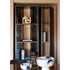 Y25 Bookcase by Baxter in Glossy Antique Grisdorè Steel | Casa Design Group