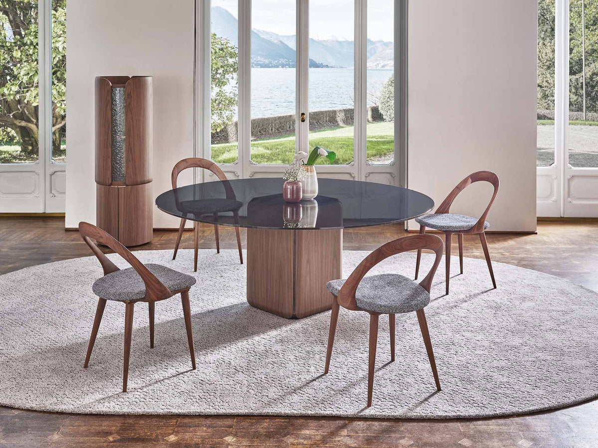 High End Bay Table by Porada Casa Design Group