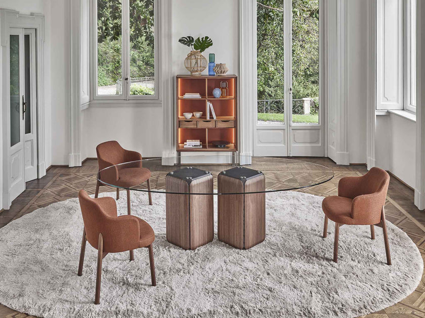 High End Bay Table by Porada Casa Design Group