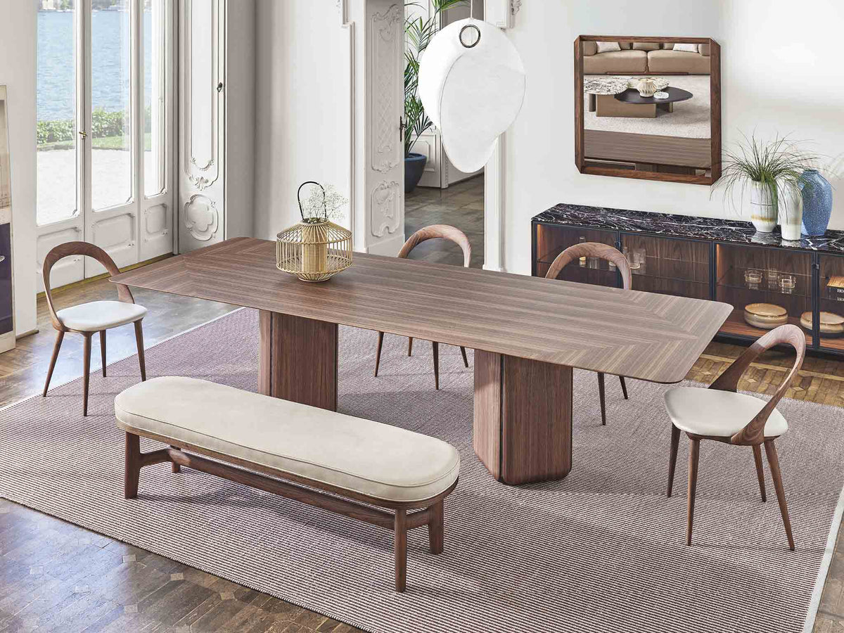 High End Bay Table by Porada Casa Design Group