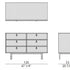 High End Bayus Night 6 - Chest of Drawers by Porada Casa Design Group