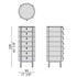 High End Bayus Tondo 7 - Chest of Drawers by Porada Casa Design Group