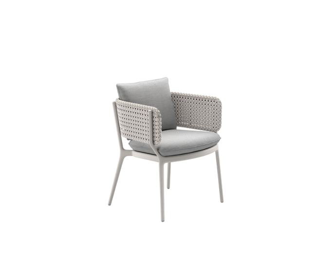 Dedon Bellmonde Armchair in Summit – Luxury Handwoven Outdoor Chair | Casa Design Group