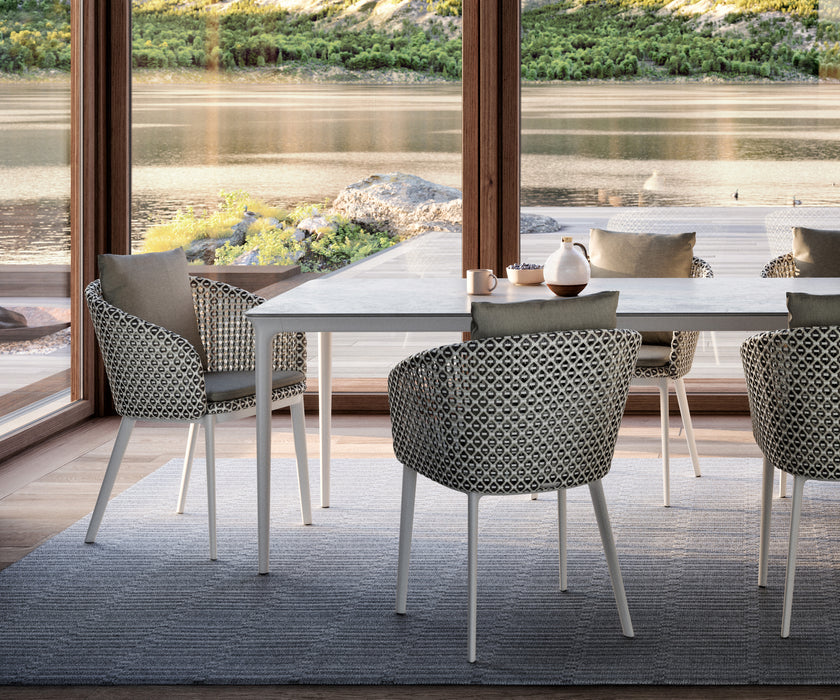 Dedon Bellmonde Armchair in Summit – Luxury Handwoven Outdoor Chair | Casa Design Group