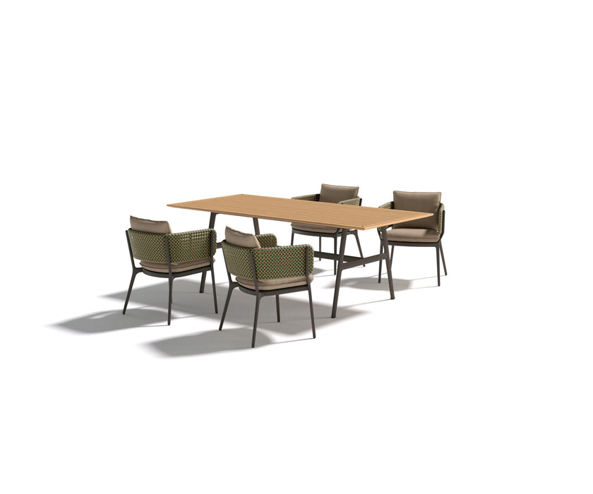 Dedon Bellmonde Armchair in Summit – Luxury Handwoven Outdoor Chair | Casa Design Group