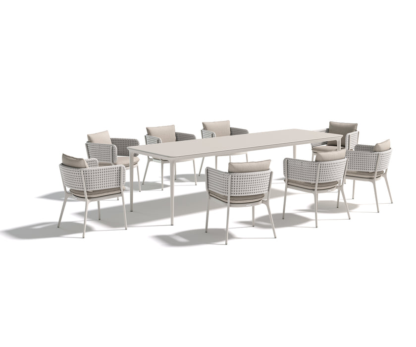 Large Outdoor Dining Table – Bellmonde L in Modern Minimalist Design | Casa Design Group