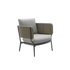 Dedon Bellmonde Lounge Chair in Multicolor Fiber Weave – Elegant Outdoor Seating | Casa Design Group