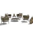 Dedon Bellmonde Lounge Chair in Multicolor Fiber Weave – Elegant Outdoor Seating | Casa Design Group