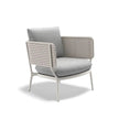 Dedon Bellmonde Lounge Chair in Multicolor Fiber Weave – Elegant Outdoor Seating | Casa Design Group