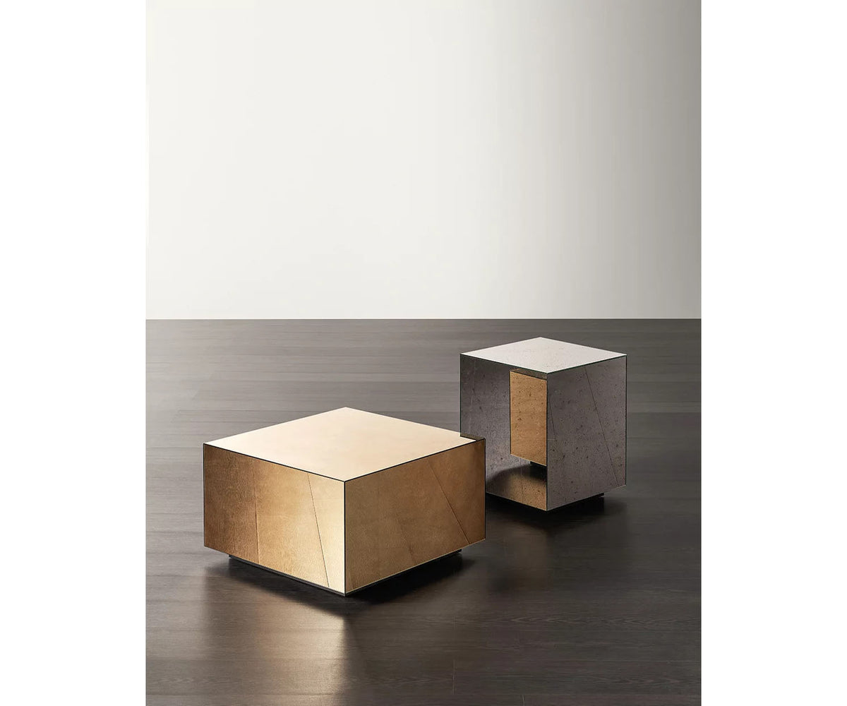 Belt Square & Rectangular Low Tables by Meridiani modern geometric coffee tables Casa Design Group