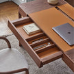Beo solid wood vanity with elliptical mirror by Gabriele & Oscar Buratti for Porada | Casa Design Group