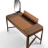 Beo solid wood vanity with elliptical mirror by Gabriele & Oscar Buratti for Porada | Casa Design Group