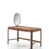 Beo solid wood vanity with elliptical mirror by Gabriele & Oscar Buratti for Porada | Casa Design Group