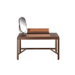 Beo solid wood vanity with elliptical mirror by Gabriele & Oscar Buratti for Porada | Casa Design Group