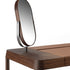 Beo solid wood vanity with elliptical mirror by Gabriele & Oscar Buratti for Porada | Casa Design Group