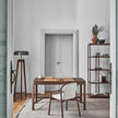 Beo solid wood vanity with elliptical mirror by Gabriele & Oscar Buratti for Porada | Casa Design Group