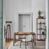 Beo solid wood vanity with elliptical mirror by Gabriele & Oscar Buratti for Porada | Casa Design Group