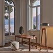 Beo solid wood vanity with elliptical mirror by Gabriele & Oscar Buratti for Porada | Casa Design Group