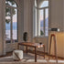 Beo solid wood vanity with elliptical mirror by Gabriele & Oscar Buratti for Porada | Casa Design Group