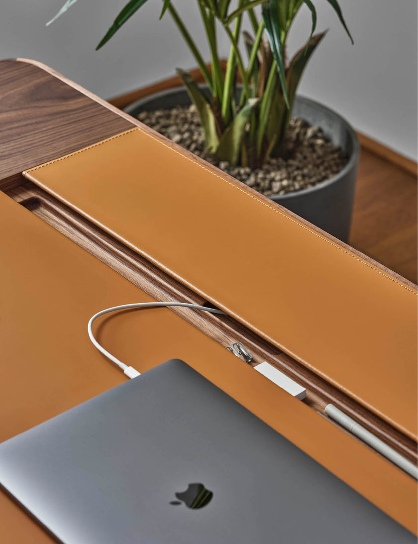 Beo solid wood vanity with elliptical mirror by Gabriele & Oscar Buratti for Porada | Casa Design Group