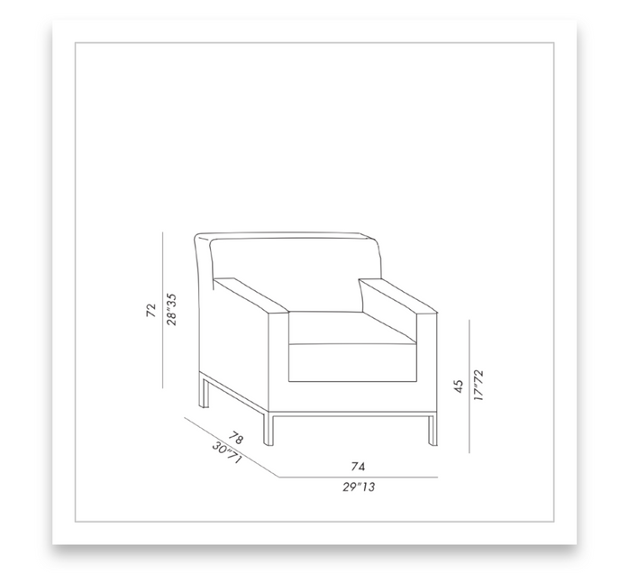 High End Berry Armchair Bed by Meridiani Casa Design Group