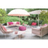 Luxurious Berry Outdoor Pouf by Paola Lenti Perfect for Enhancing Contemporary Spaces Casa Design Group
