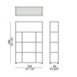 High End Biblo Bookcase by Porada Casa Design Group