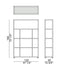 High End Biblo Bookcase by Porada Casa Design Group