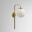 High End Big Bulb Opal Wall Sconce by CTO Lighting Casa Design Group