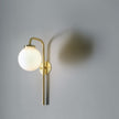 High End Big Bulb Opal Wall Sconce by CTO Lighting Casa Design Group