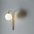 High End Big Bulb Opal Wall Sconce by CTO Lighting Casa Design Group