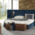 Bio-mbo bed by Cassina with upholstered headboard, storage pockets and modern design – Casa Design Group