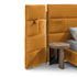Bio-mbo bed by Cassina with upholstered headboard, storage pockets and modern design – Casa Design Group