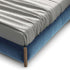 Bio-mbo bed by Cassina with upholstered headboard, storage pockets and modern design – Casa Design Group