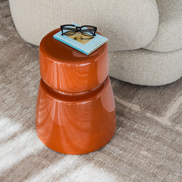 Bishop Coffee Table with sculptural ceramic form and handcrafted glazed finish by Cattelan Italia | Casa Design Group