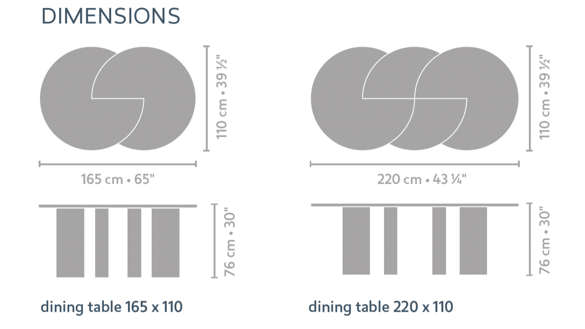 High End Bisou Dining Table by Linteloo Casa Design Group