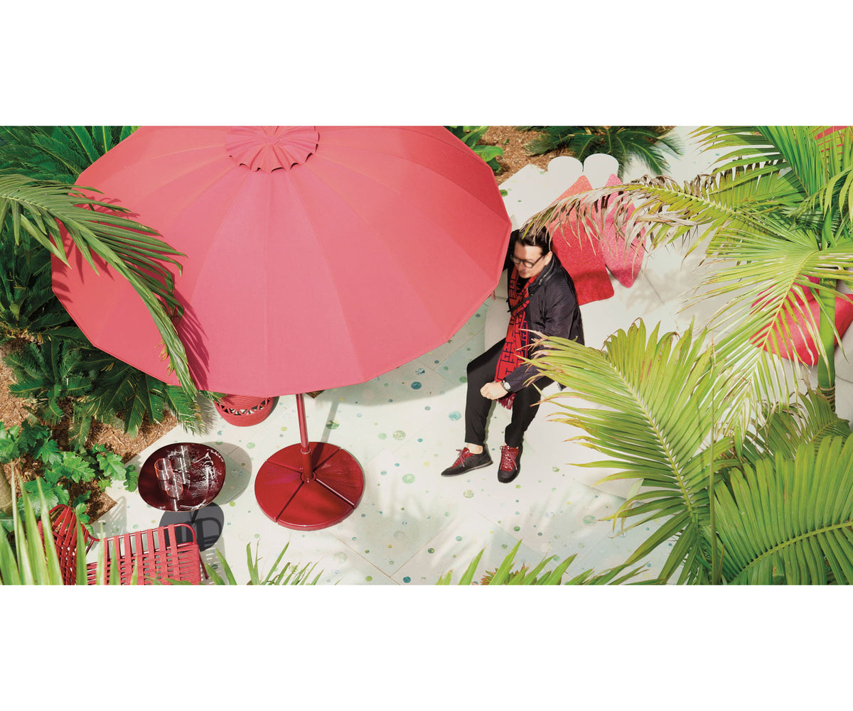 Stylish Adjustable Bistrò Outdoor Parasol by Paola Lenti Ideal for Outdoor Spaces Casa Design Group